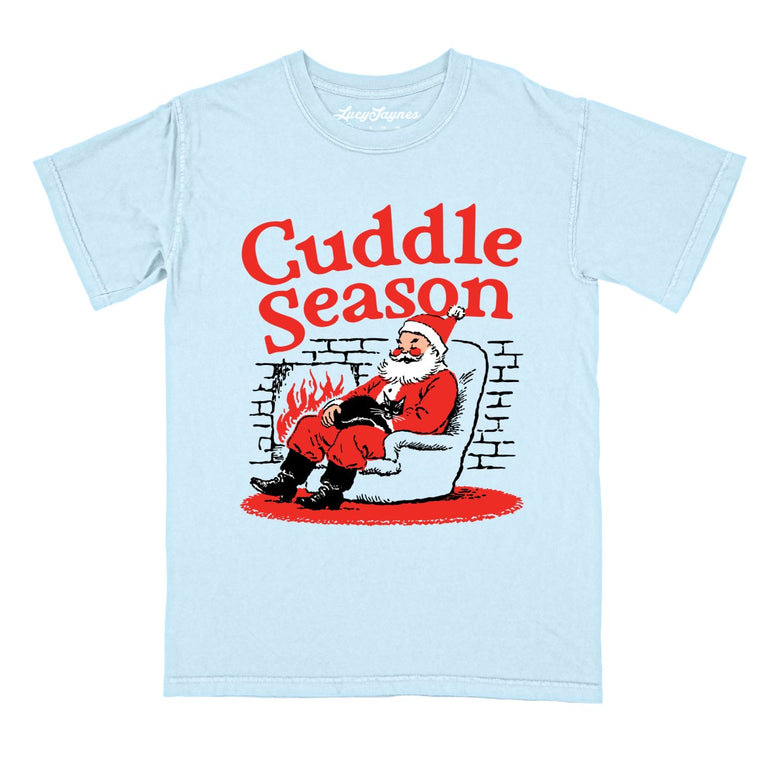 Cuddle Season - Chambray - Comfort Colors Tee