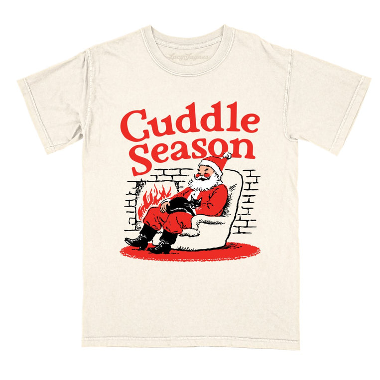 Cuddle Season - Ivory - Comfort Colors Tee