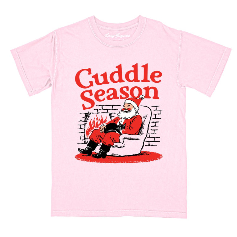 Cuddle Season - Blossom - Comfort Colors Tee