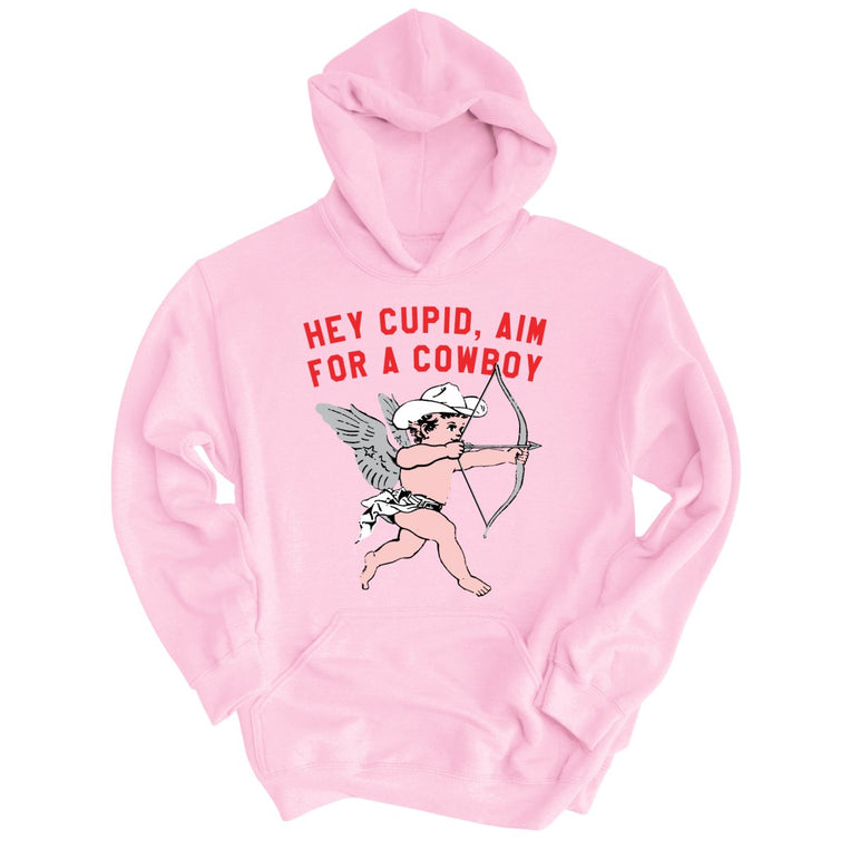 Cupid Aim For A Cowboy - Light Pink - Full Front