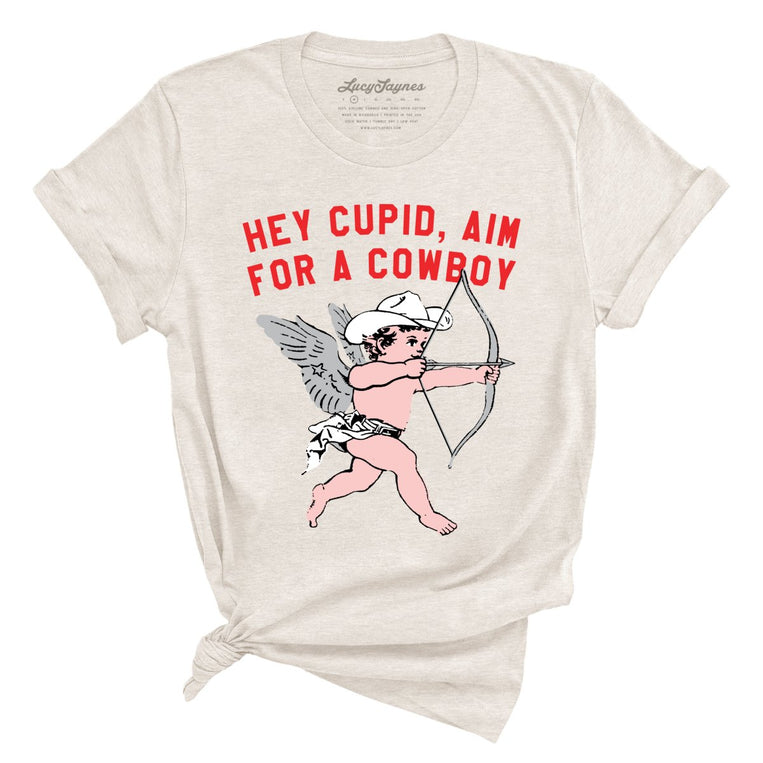 Cupid Aim For A Cowboy - Heather Dust - Full Front