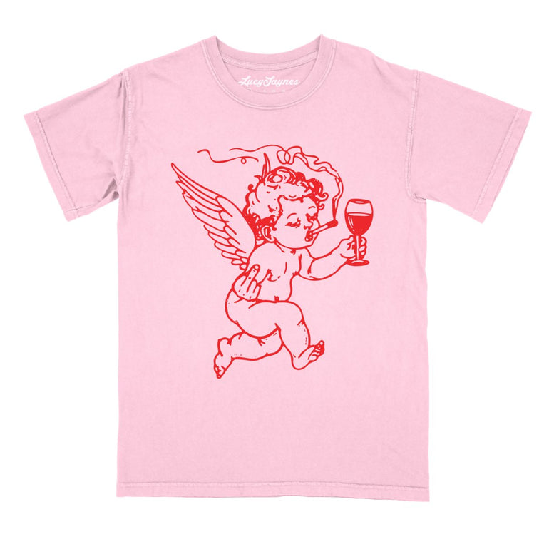 Cupid Don't Care - Blossom - Comfort Colors Tee