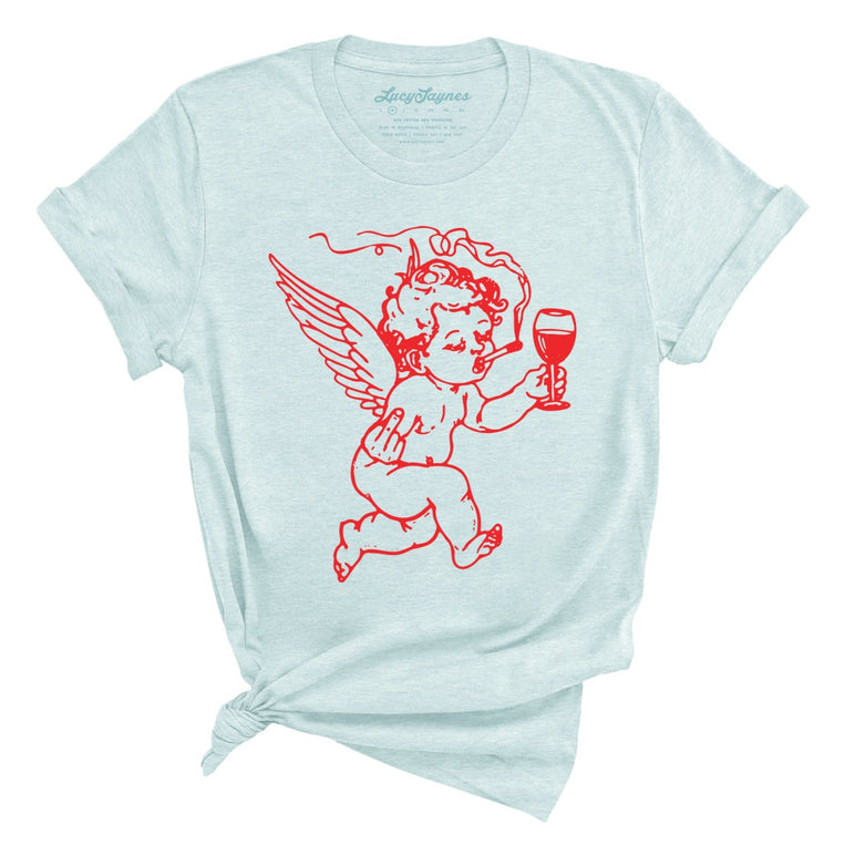 Cupid Don't Care - Heather Ice Blue - Full Front