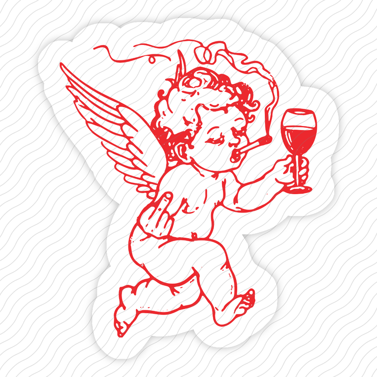 Cupid Don't Care - Sticker