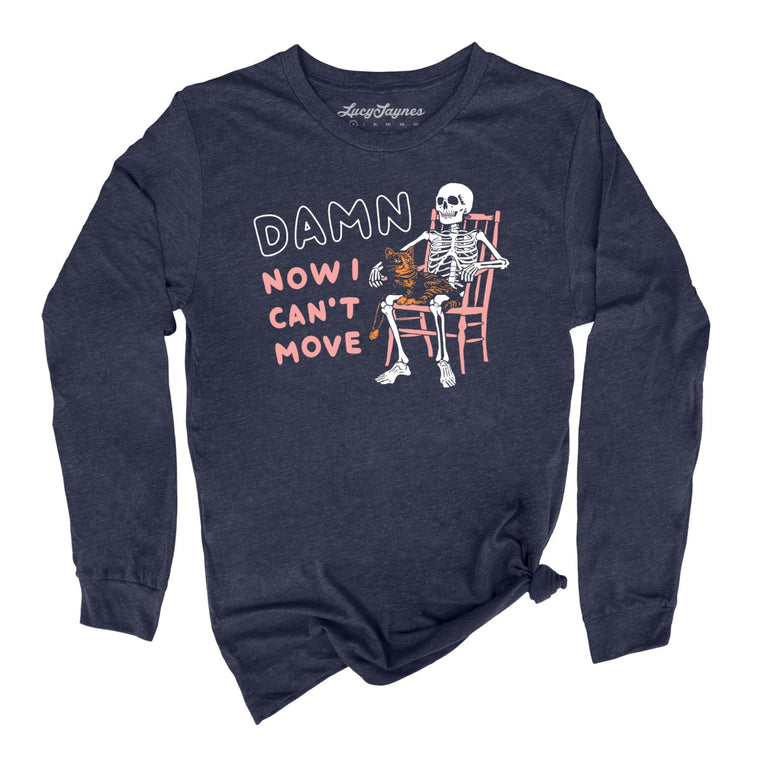 Damn Now I Can't Move - Heather Navy - Front