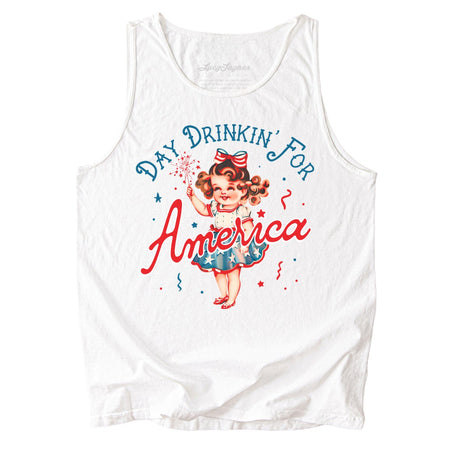 Day Drinkin' For America Comfort Colors Tank Top