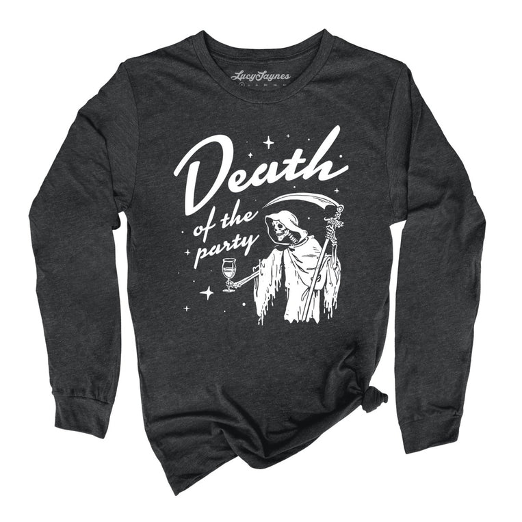 Death Of The Party - Dark Grey Heather - Full Front