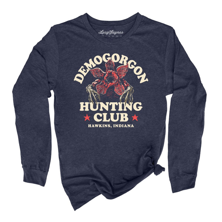 Demogorgon Hunting Club - Heather Navy - Full Front