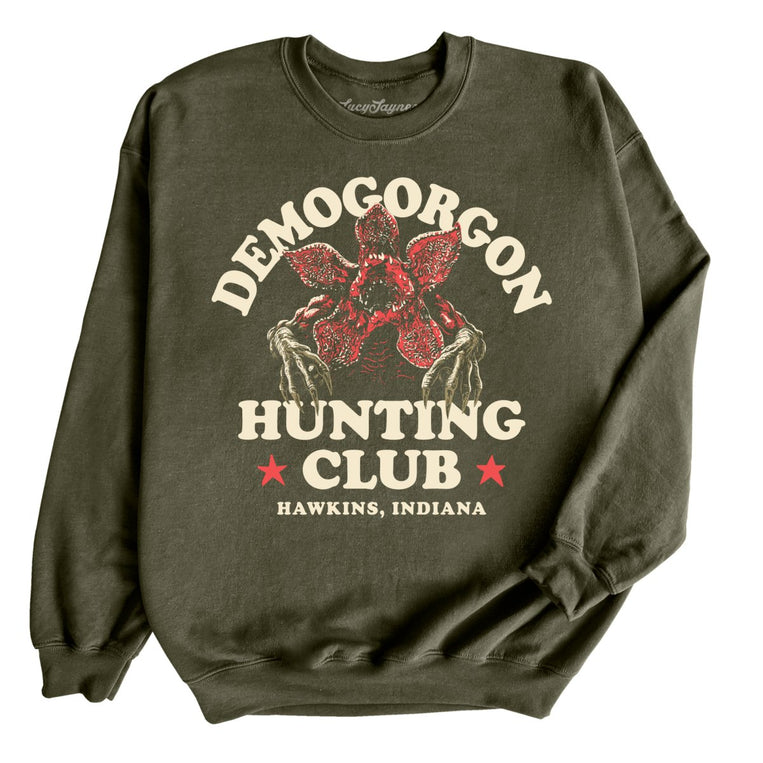 Demogorgon Hunting Club - Military Green - Full Front