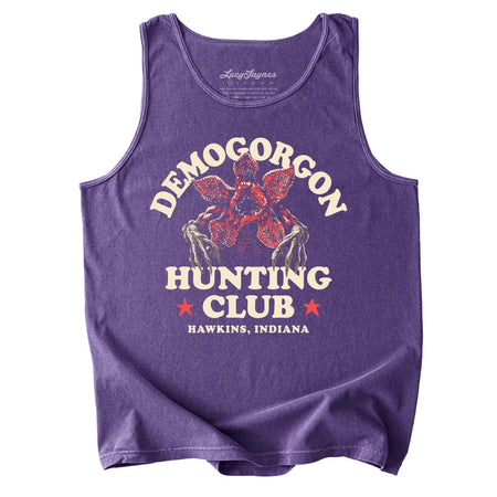 Demogorgon Hunting Club Comfort Colors Tank Top