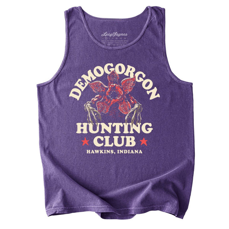 Demogorgon Hunting Club Comfort Colors Tank Top