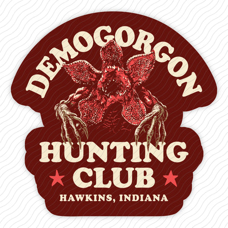 Demogorgon Hunting Club Sticker