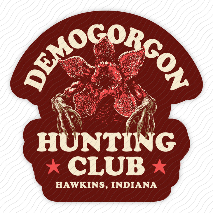 Demogorgon Hunting Club Sticker
