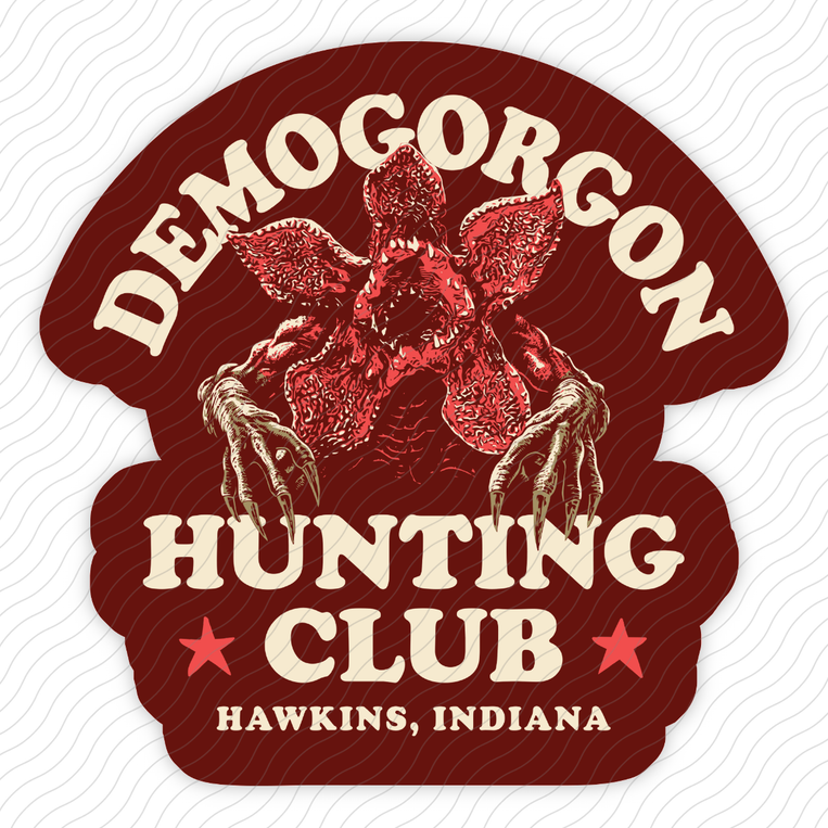 Demogorgon Hunting Club - Sticker