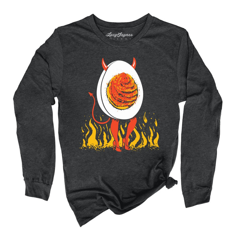 Deviled Egg - Dark Grey Heather - Full Front