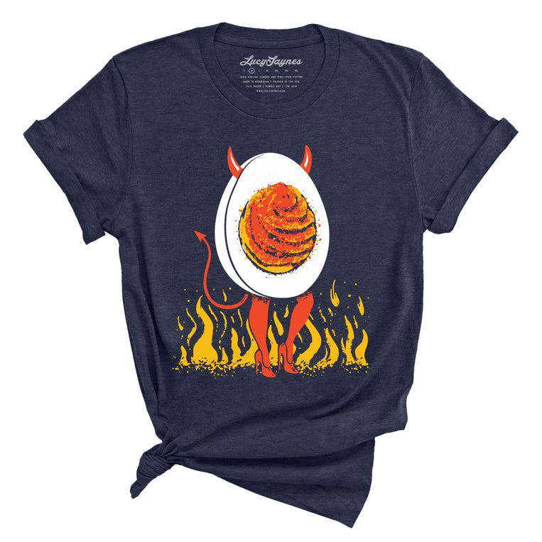 Deviled Egg - Heather Midnight Navy - Full Front