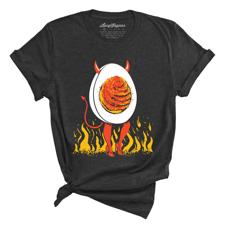 Deviled Egg - Dark Grey Heather - Full Front