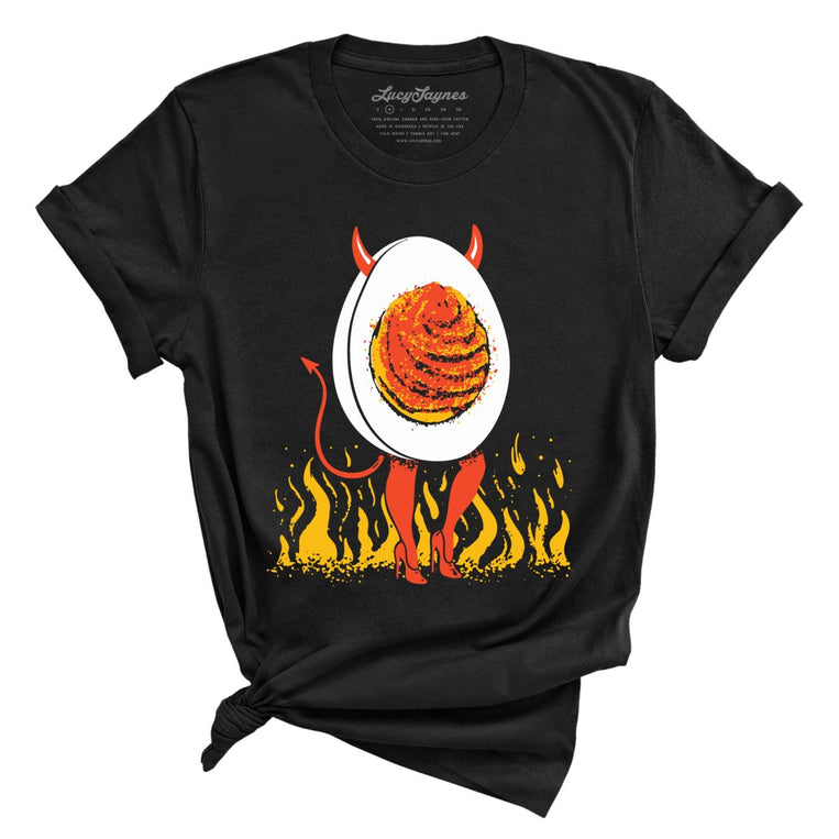 Deviled Egg - Black - Full Front