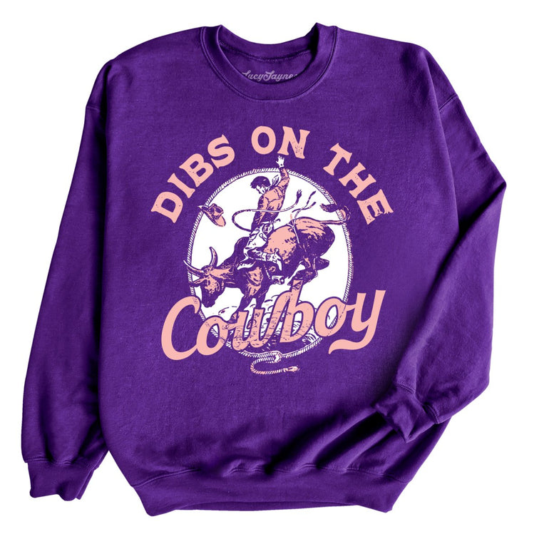 Dibs On The Cowboy - Purple - Full Front