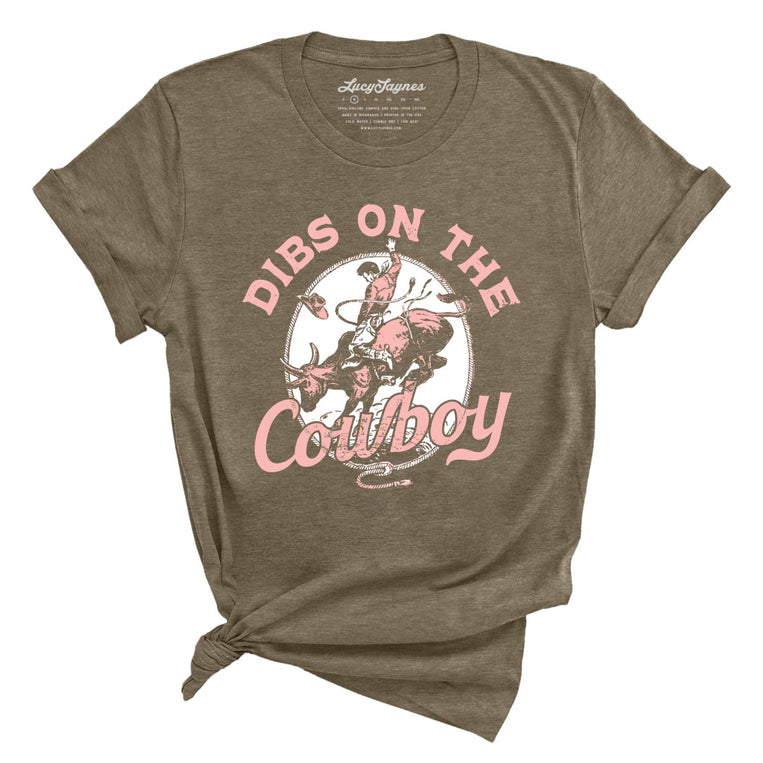 Dibs On The Cowboy - Heather Olive - Full Front
