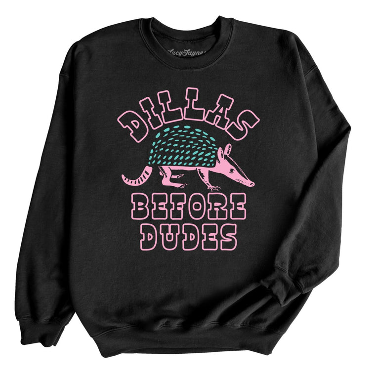 Dillas Before Dudes - Black - Front