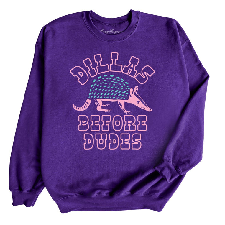 Dillas Before Dudes - Purple - Front