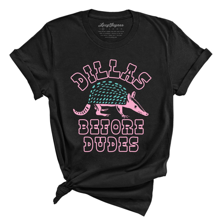 Dillas Before Dudes - Black - Front