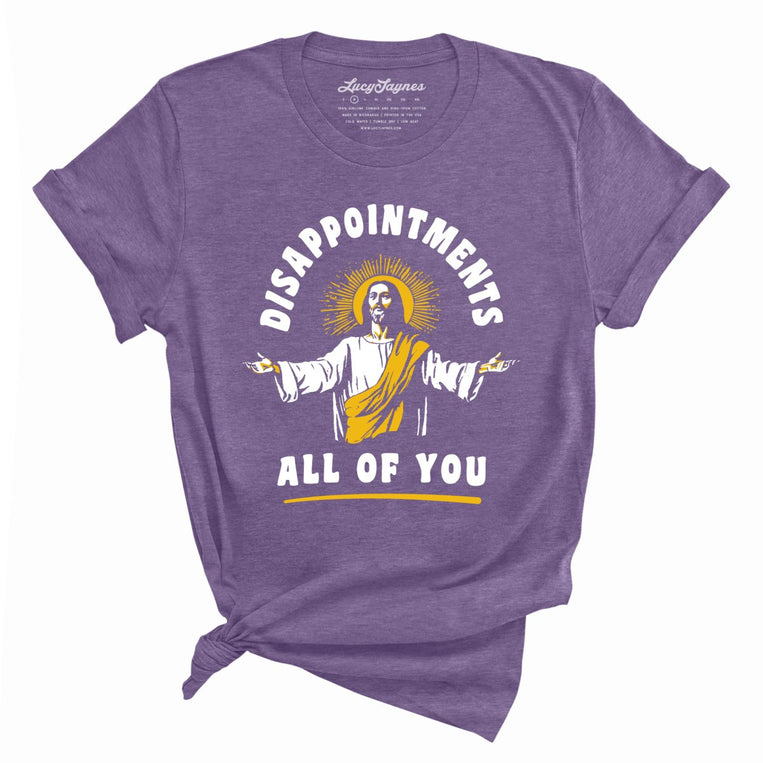Disappointments All Of You - Heather Team Purple - Full Front