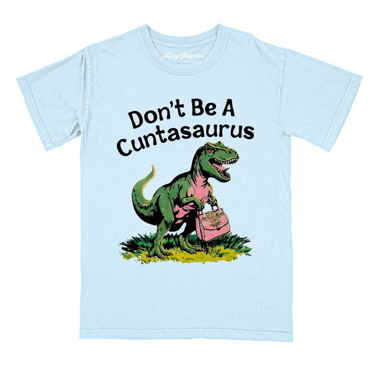 Don't Be A Cuntasaurus - Chambray - Comfort Colors Tee