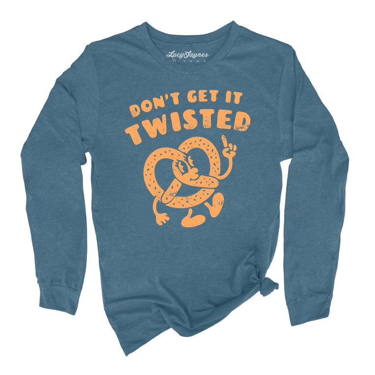 Don't Get It Twisted - Heather Deep Teal - 