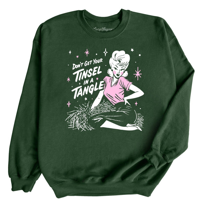 Don't Get Your Tinsel In A Tangle Sweatshirt