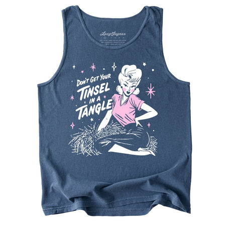 Don't Get Your Tinsel In A Tangle Comfort Colors Tank Top