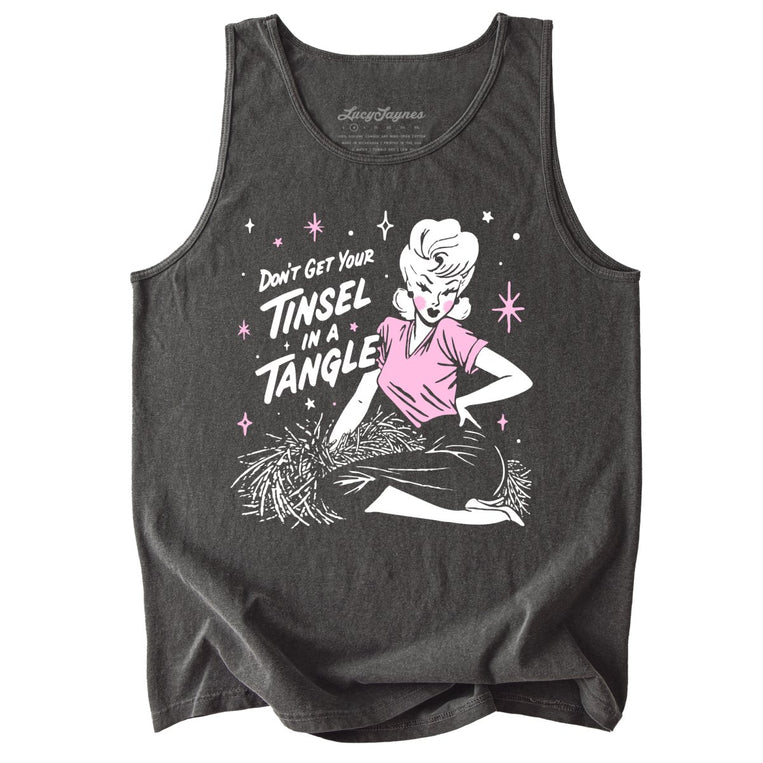 Don't Get Your Tinsel In A Tangle - Pepper - Tank Top