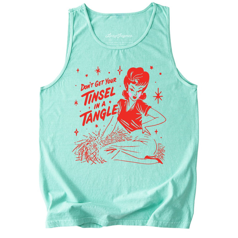 Don't Get Your Tinsel In A Tangle Tank Top - Island Reef - Tank Top