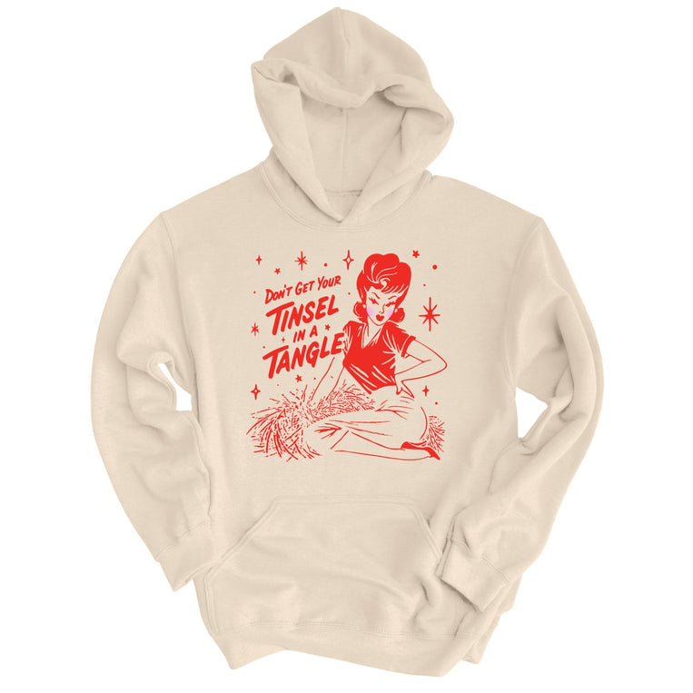 Don't Get Your Tinsel In A Tangle - Sand - Unisex Hoodie
