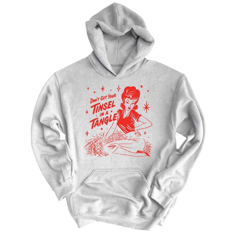 Don't Get Your Tinsel In A Tangle - Ash - Unisex Hoodie