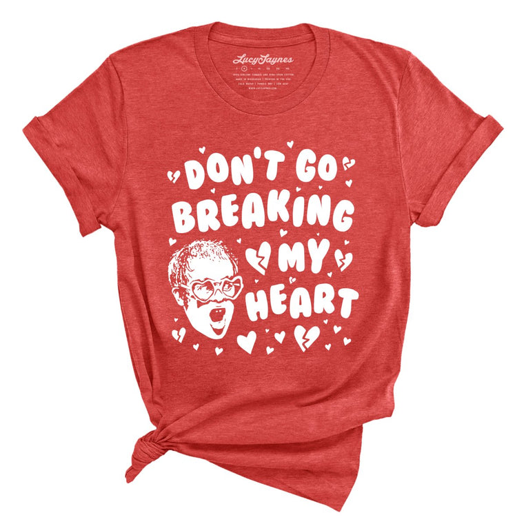 Don't Go Breaking My Heart - Heather Red - Full Front