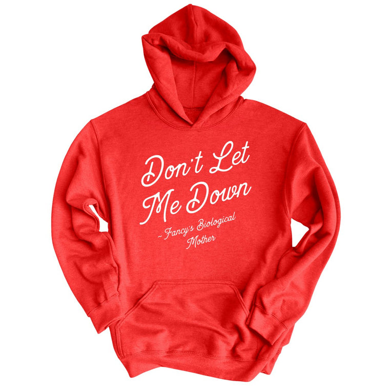 Don't Let Me Down - Red - Full Front