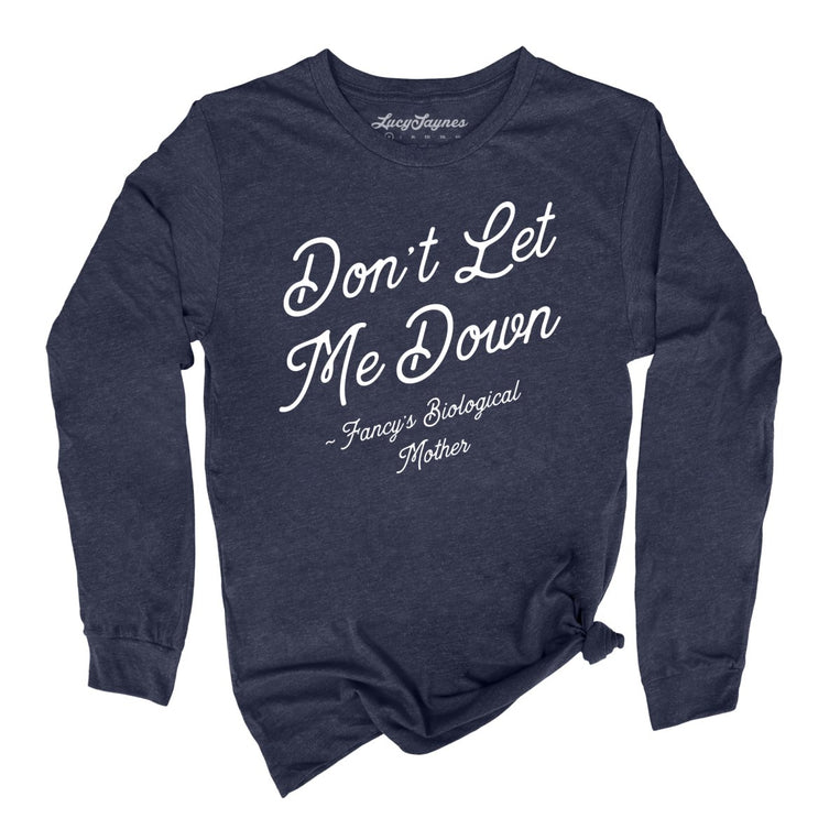 Don't Let Me Down - Heather Navy - Full Front