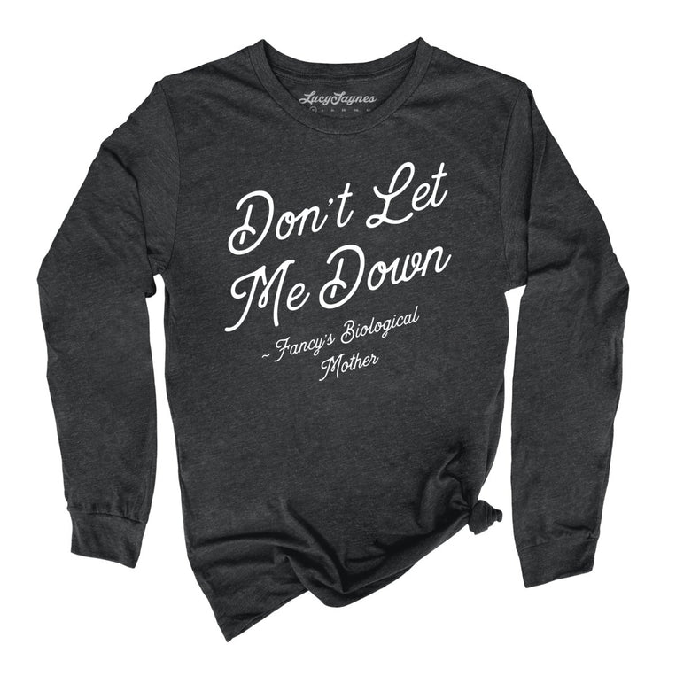 Don't Let Me Down - Dark Grey Heather - Full Front