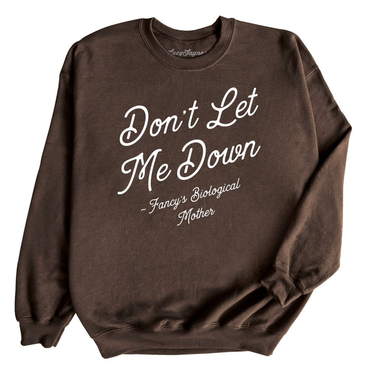 Don't Let Me Down - Dark Chocolate - Full Front