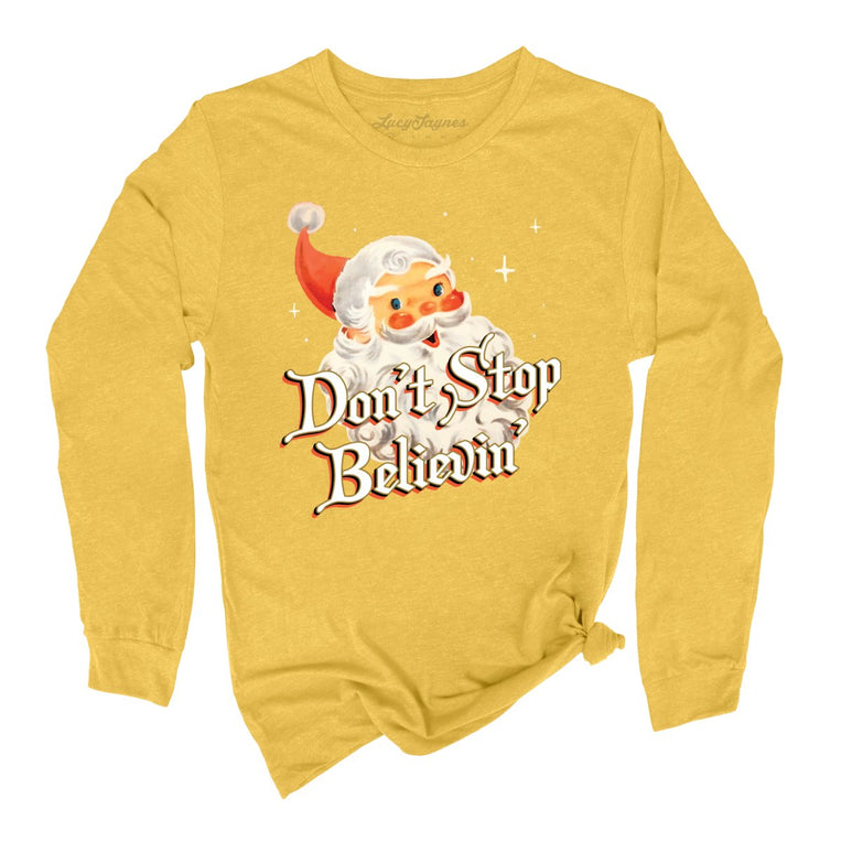 Don't Stop Believin' - Heather Yellow Gold - Full Front