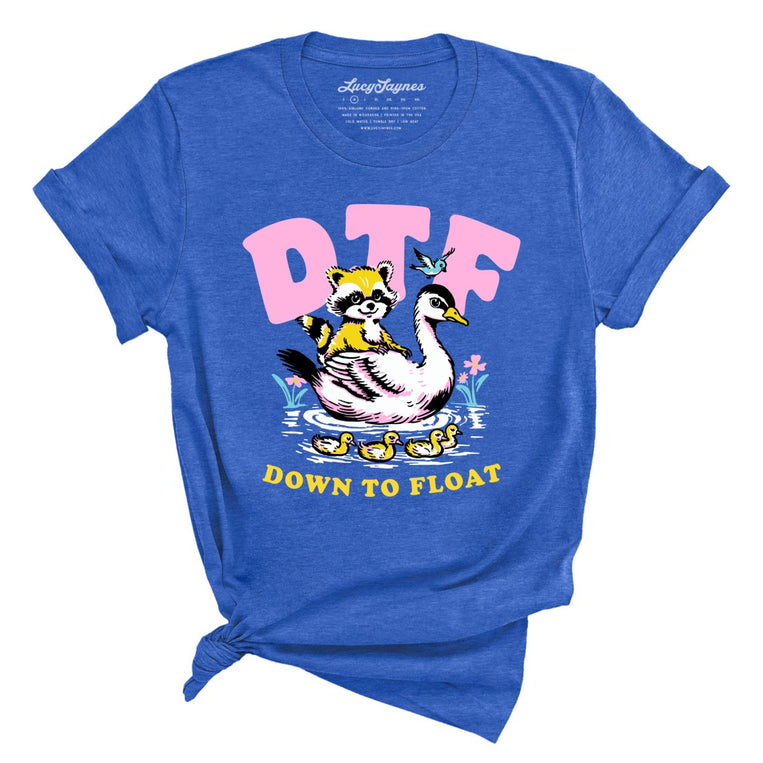 Down To Float - Heather True Royal - Full Front