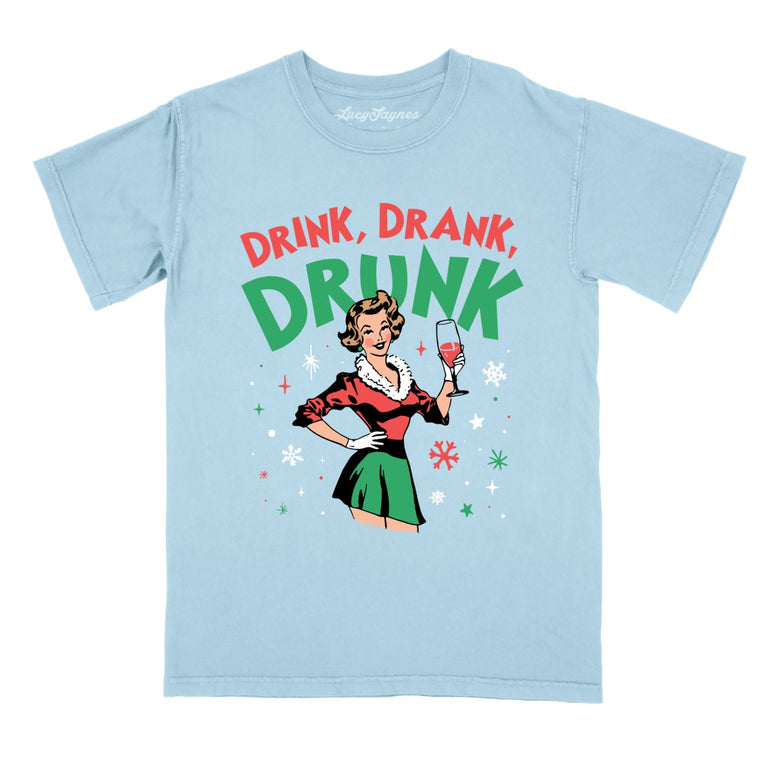 Drink Drank Drunk - Chambray - Full Front