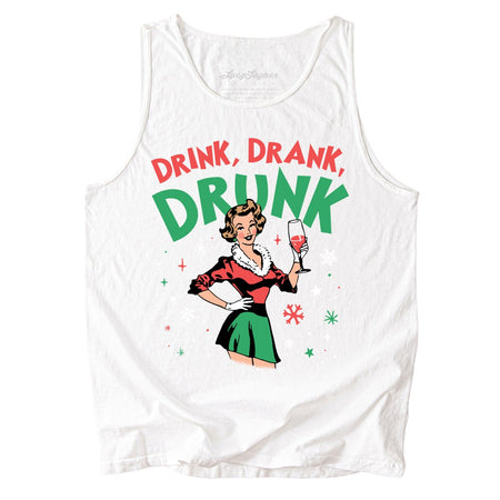 Drink Drank Drunk Comfort Colors Tank Top