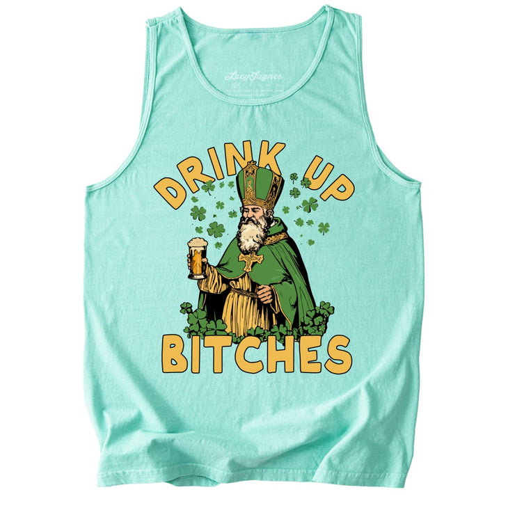 Drink Up Bitches Comfort Colors Tank Top