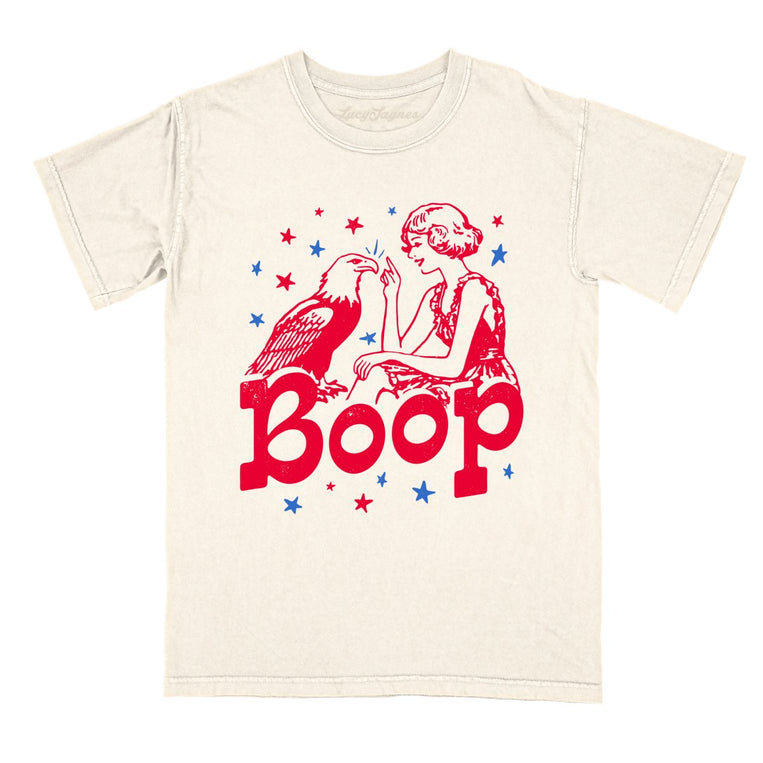 Eagle Boop Comfort Colors Graphic Tee - Ivory