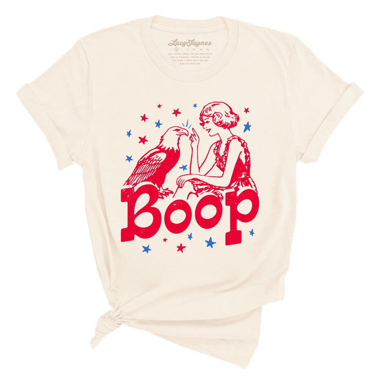 Eagle Boop - Natural - Unisex T-Shirt
