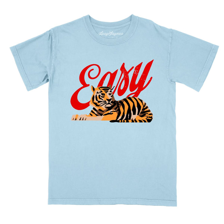 Easy Tiger - Chambray - Comfort Colors Tee