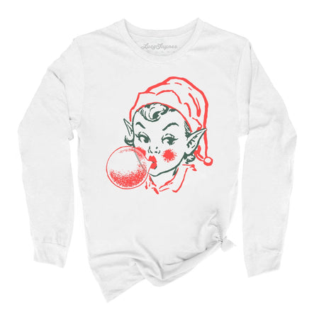 Elf Bubblegum Long Sleeve Tee